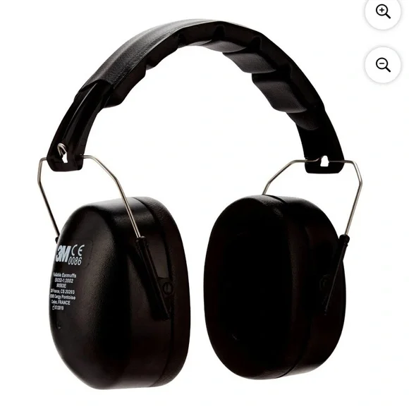 NWT - 3M Folding Earmuff Ear Protection - Black - Picture 1 of 3